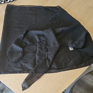 Black Sheer Scarf Wrap